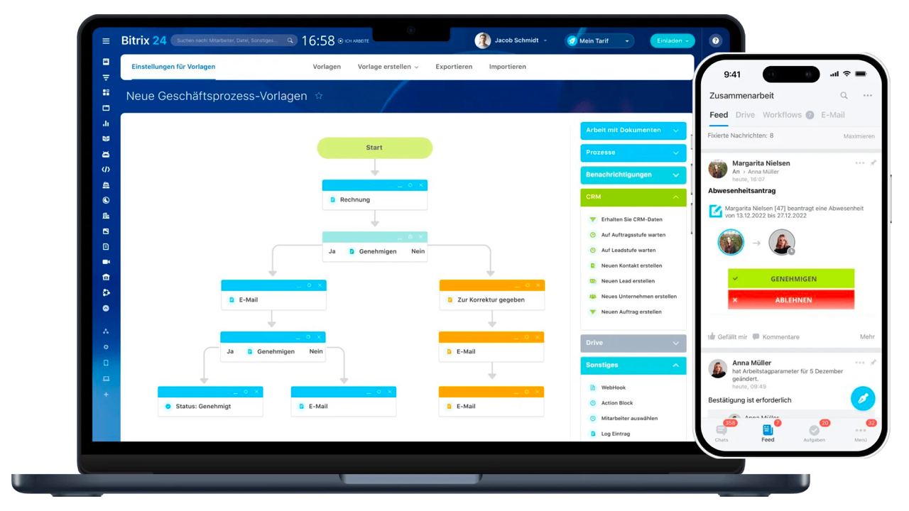 Familienunternehmen Digitalisierung CRM Bitrix