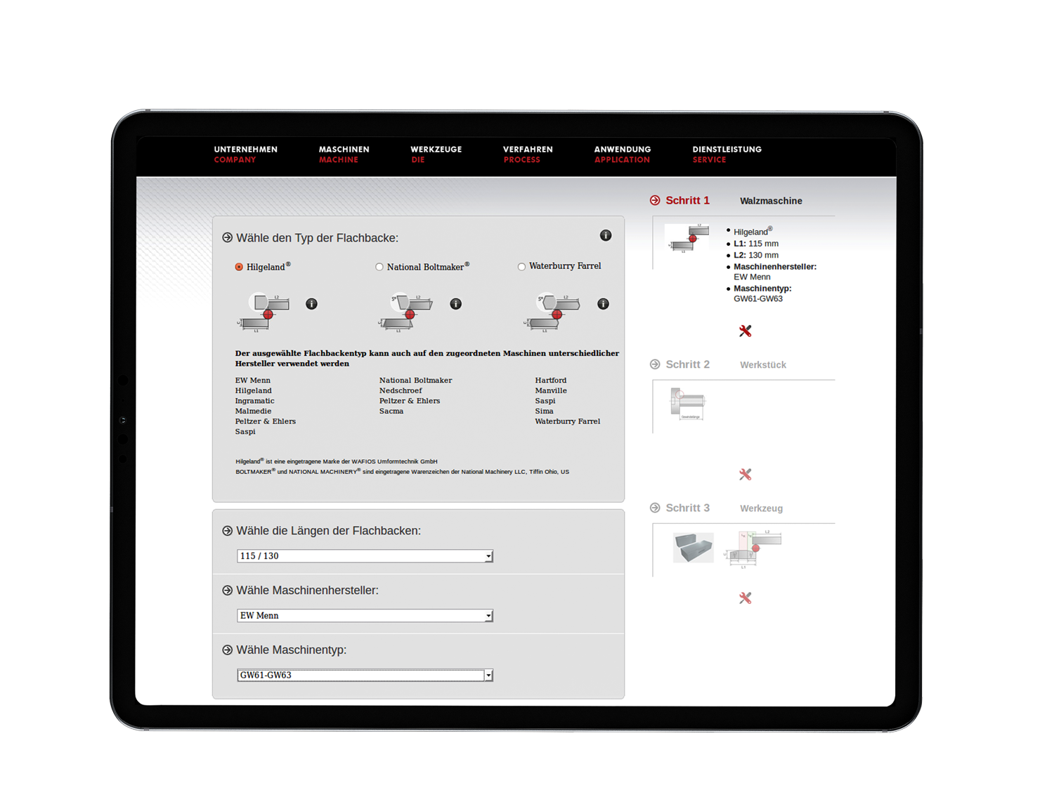 Familienunternehmen Digitalisierung Konfigurator Beispiel 3 Ivato